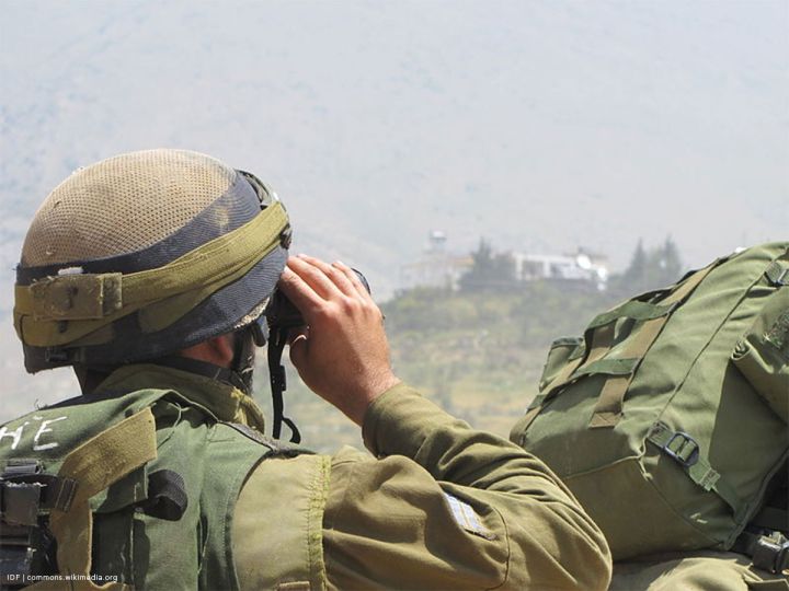 IDF soldiers prepare for expected "Naqsa Day" riots in Majdal Shams near the Israeli-Syrian border. On May 15th of this year, hundreds of Syrian rioters infiltrated the Israeli-Syrian border into the village Majdal Shams, and in the center of the village violently rioted against IDF forces. IDF forces fired warning shots in order to deter the violent rioters from illegally infiltrating Israeli territory. on June 5 2011.